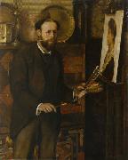 Evert Collier Portrait of John Collier painting